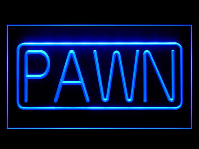 PAWN Shop Gold Jewelry Light Sign